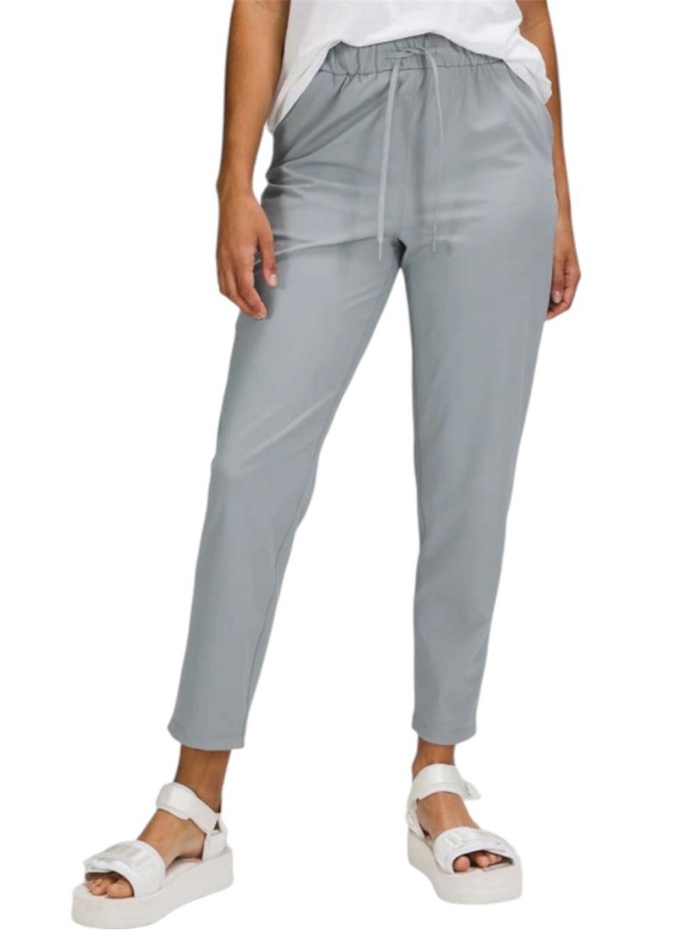 Lululemon Stretch High Rise 7/8 Length Pant in Rhino Grey Womens Size 4 - Picture 1 of 10